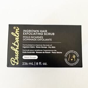 Bush‎ balm Ingrown Hair Exfoliating Scrub Sweet Escape 8 FL. OZ. / 236mL - NEW